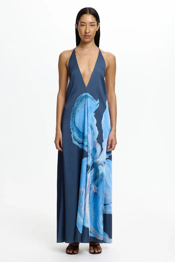 SIGNIFICANT OTHER - CASEA MAXI DRESS (PETROL BLOOM)