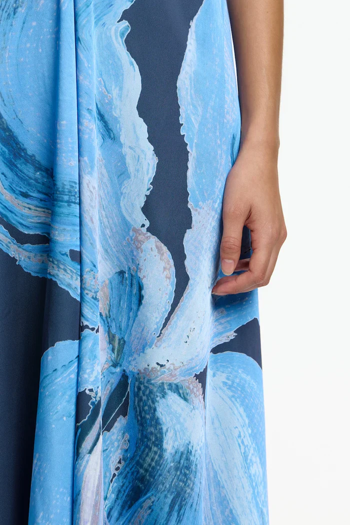 SIGNIFICANT OTHER - CASEA MAXI DRESS (PETROL BLOOM) - Image 4