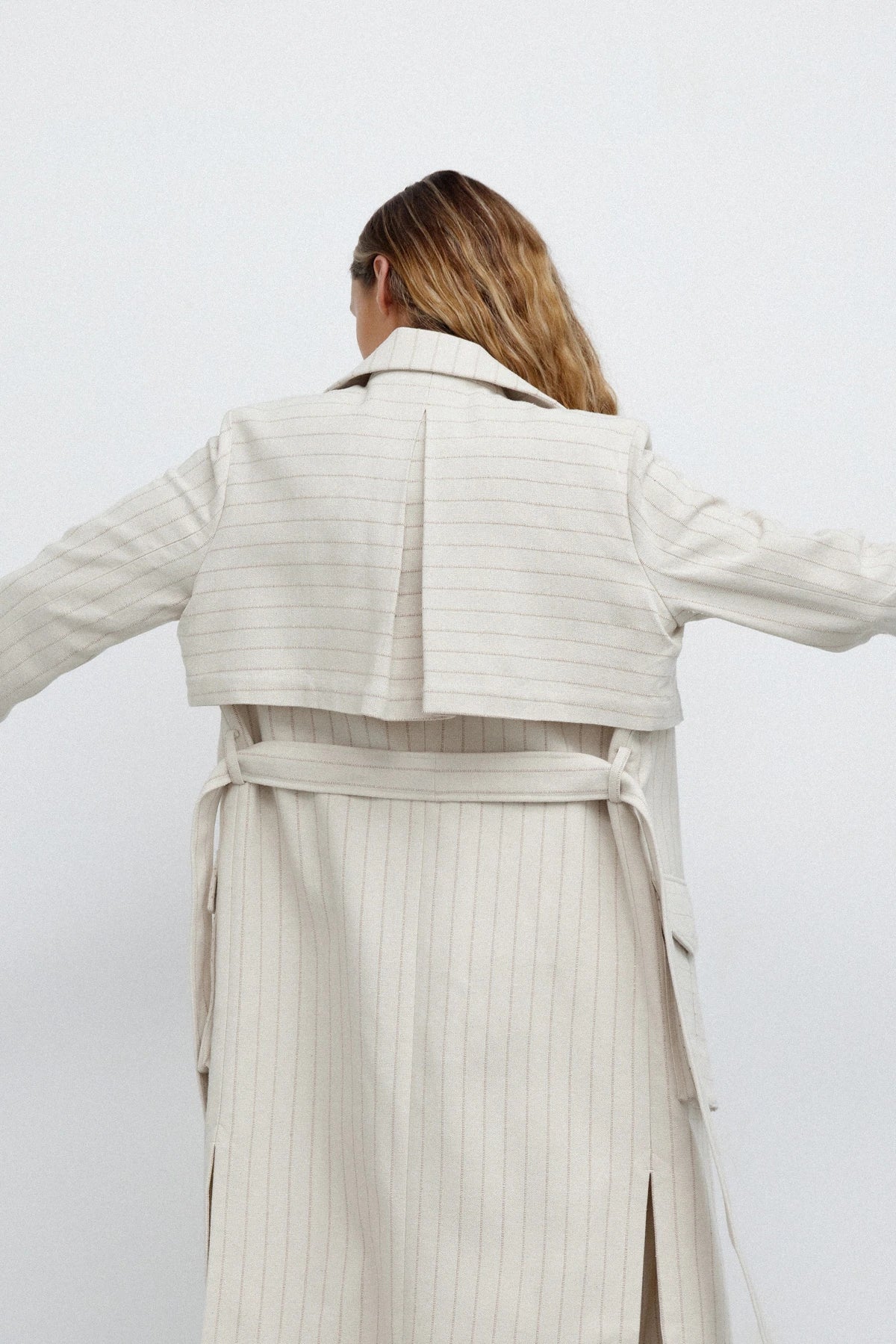 SIGNIFICANT OTHER - Emery Coat (Natural Stripe) FINAL SALE - Image 4