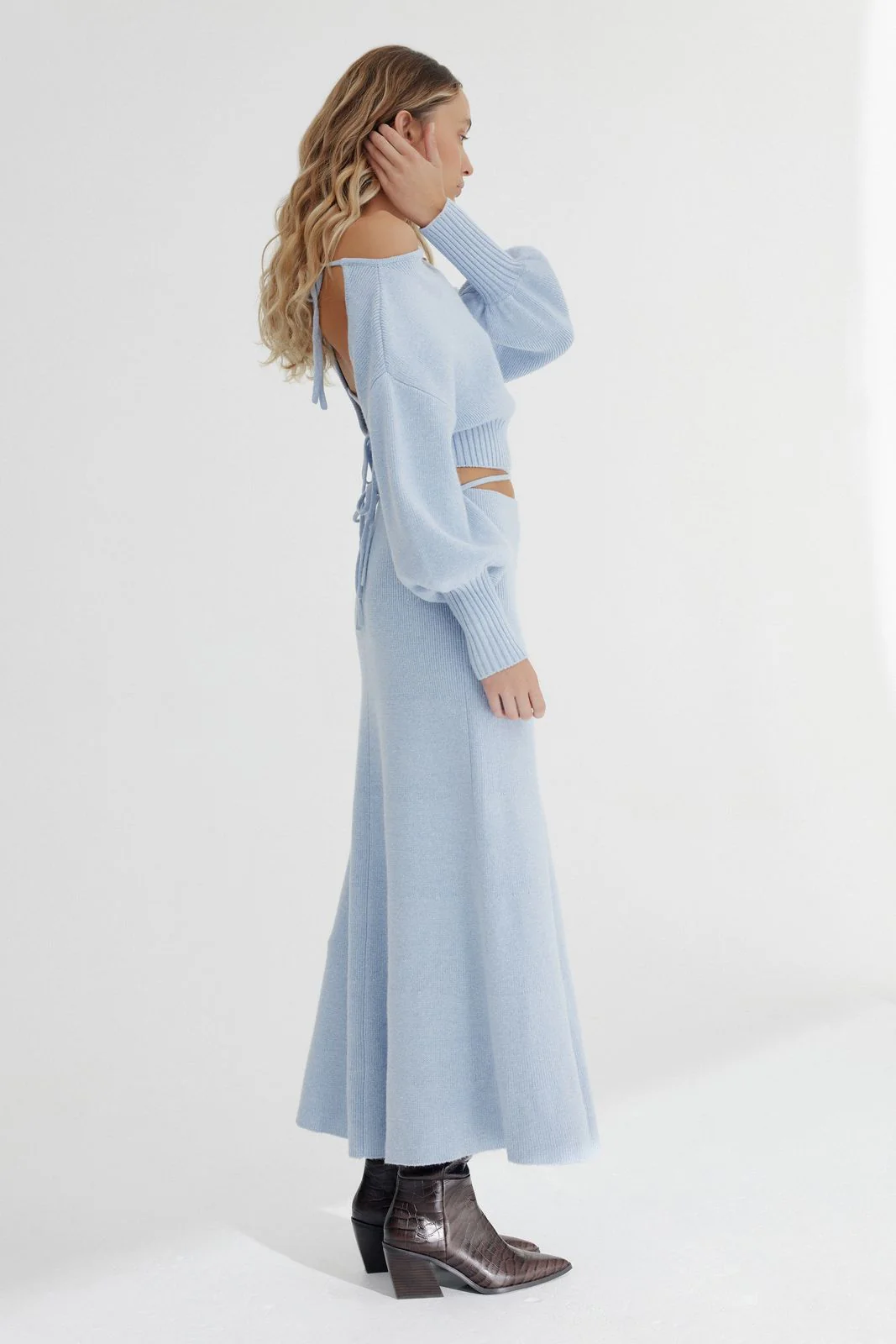 SIGNIFICANT OTHER - Lia Skirt (Blue Marle) - Image 3