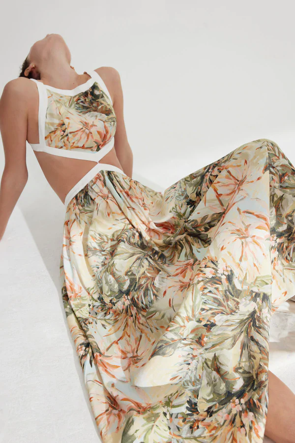 SIGNIFICANT OTHER - Marino Dress (Painted Floral Print) - Image 4