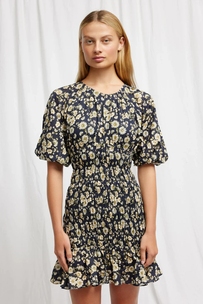 SIGNIFICANT OTHER - PHILIPPA MINI DRESS (MIDNIGHT DAISY)