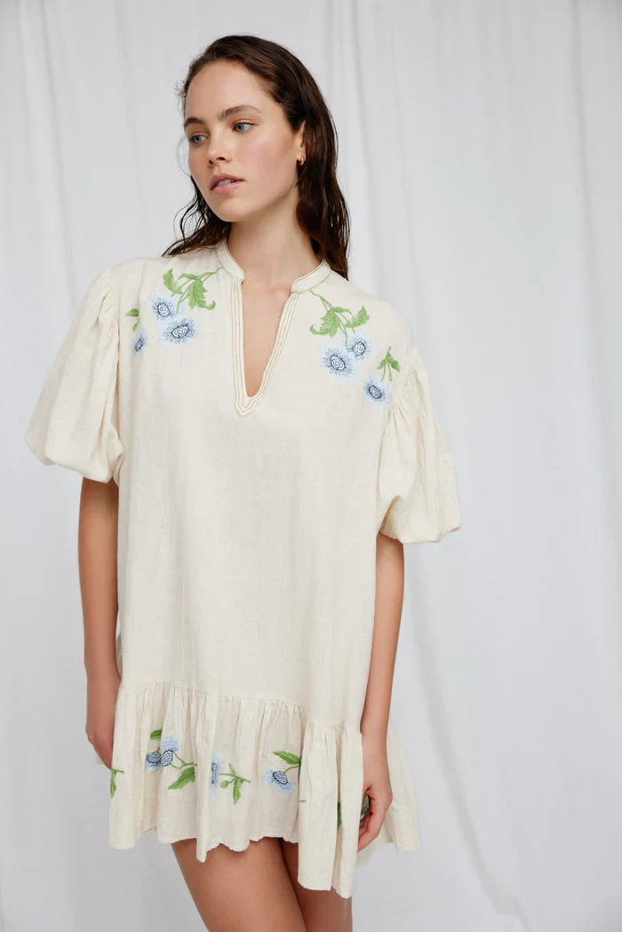 SIGNIFICANT OTHER - SYLVIE MINI DRESS (OATMEAL) - Image 2