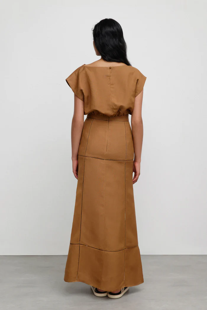 SIGNIFICANT OTHER - Theodora Skirt (Chocolate) Final Sale - Image 2