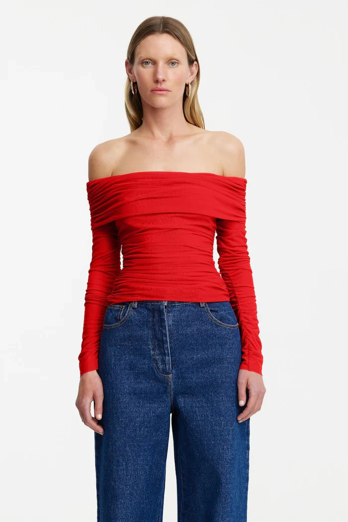 SIGNIFICANT OTHER - TILLIE LONG SLEEVE TOP (CHILLI)