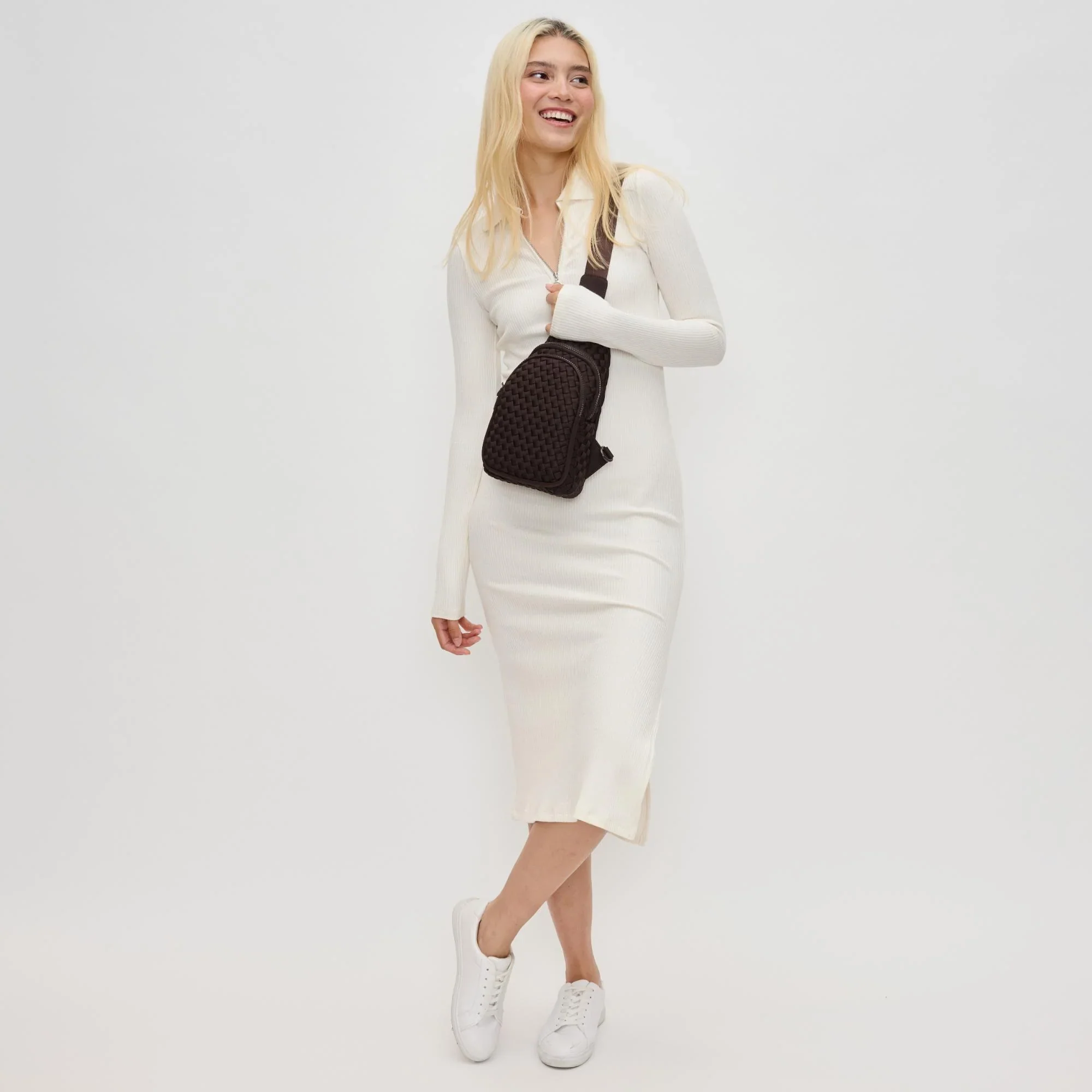 SOL AND SOLENE - BEYOND THE HORIZON SLING BACKPACK (CHOCOLATE) - Image 3