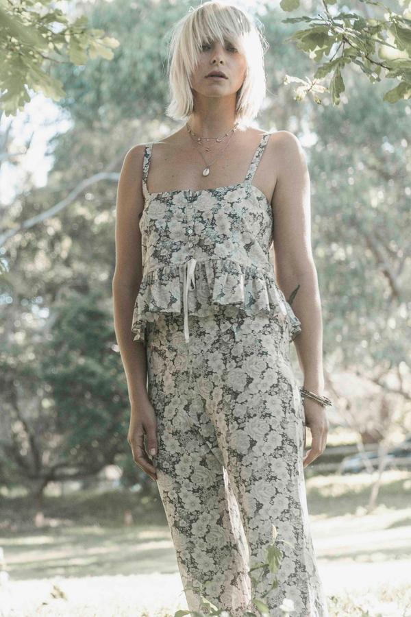 SOLEILUNA - Frill Tie Cami (Vintage Bloom) - Image 2