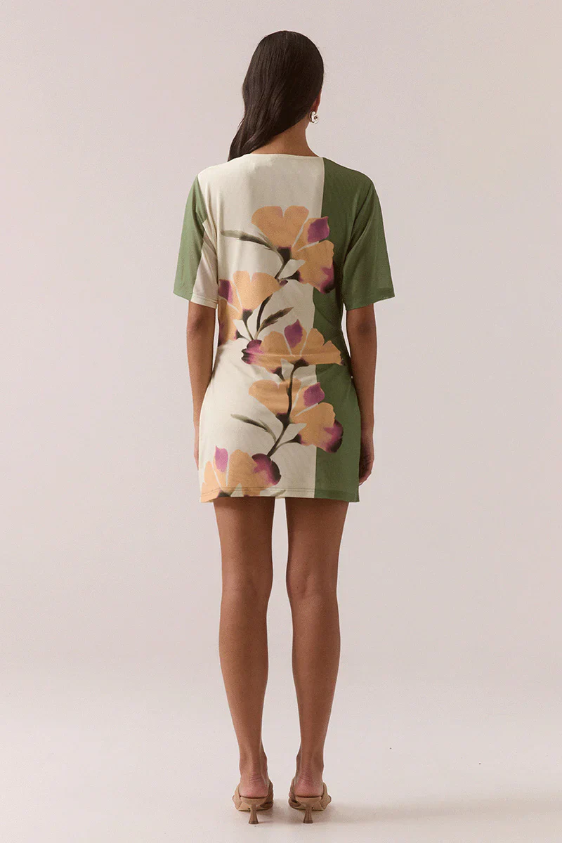 SOVERE STUDIO - AKANNI MINI DRESS (OLIVINE) - Image 2