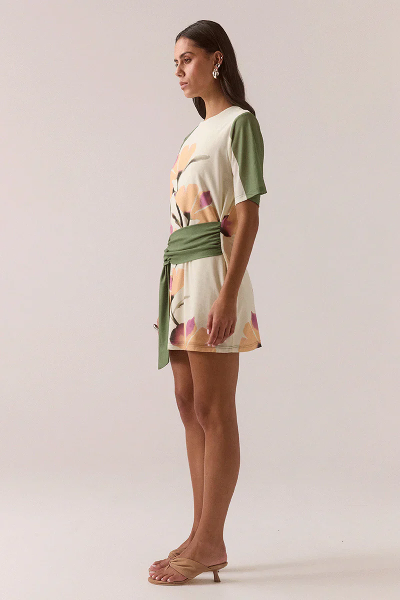 SOVERE STUDIO - AKANNI MINI DRESS (OLIVINE) - Image 4
