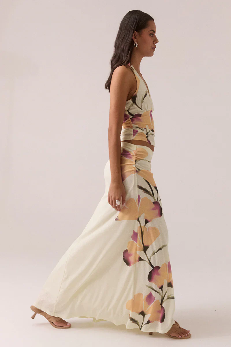 SOVERE STUDIO - AKANNI SKIRT (GOLDEN) - Image 2