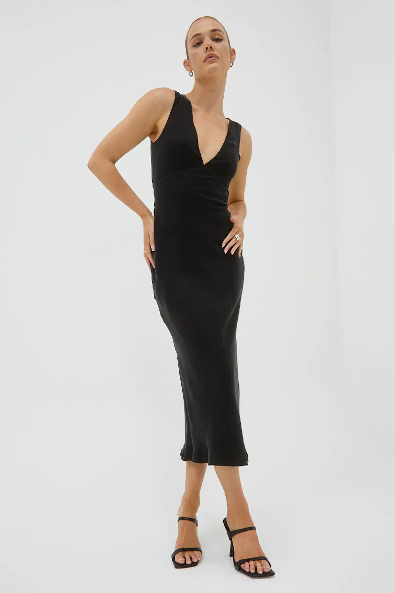 SOVERE / STUDIO - Arcade Slip Dress (Black)