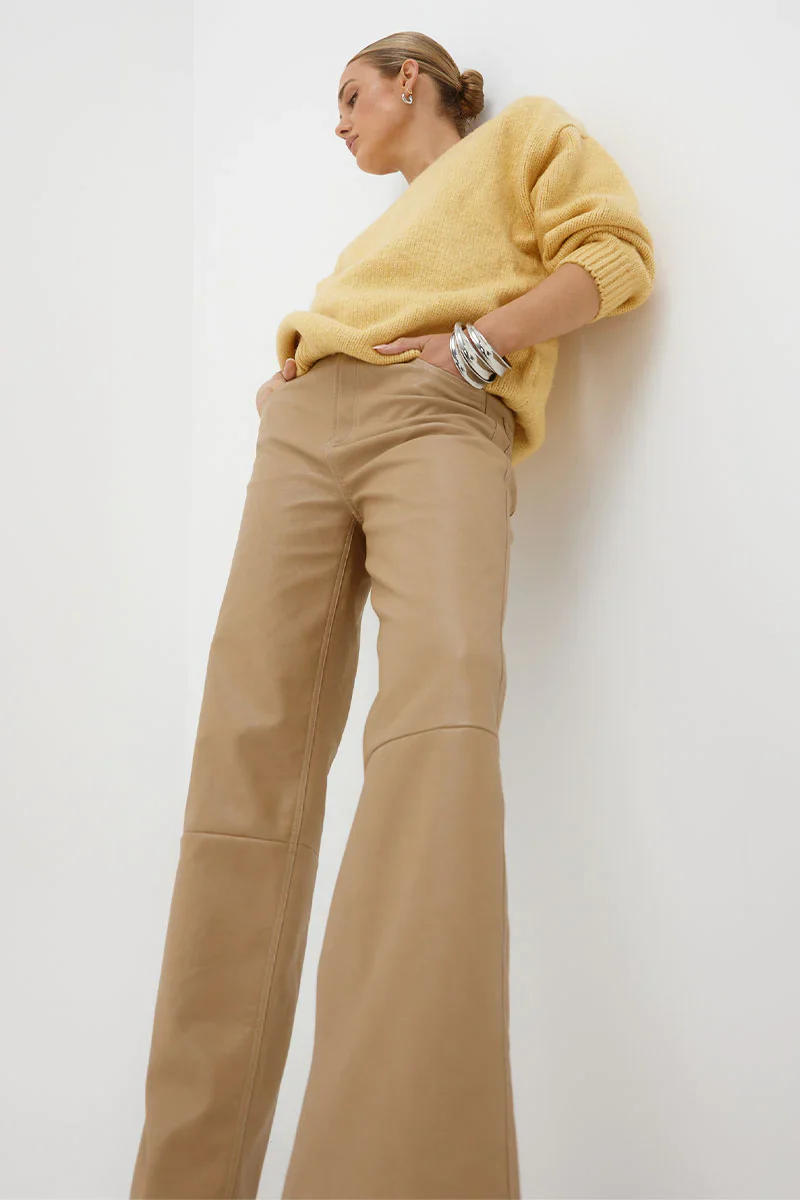 SOVERE / STUDIO - Ascend PU Pant (Praline) - Image 5