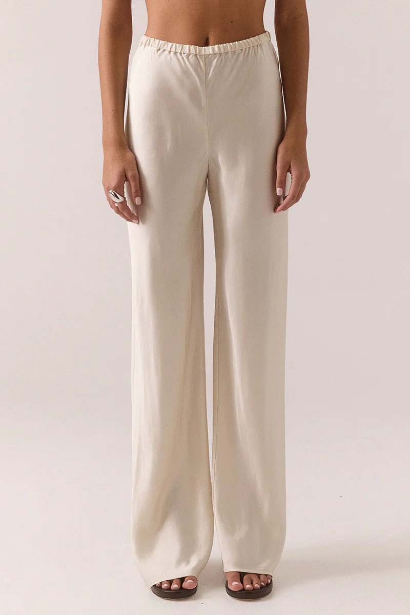 SOVERE STUDIO - BLAKE BIAS PANT (VANILLA) - Image 4