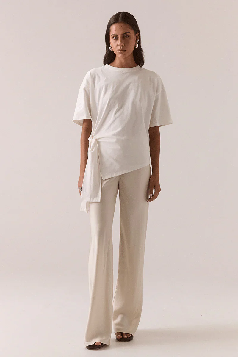 SOVERE STUDIO - BLAKE BIAS PANT (VANILLA) - Image 5