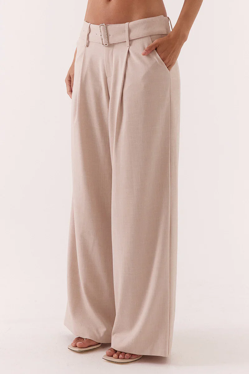 SOVERE STUDIO - DEENA PANT (BEIGE) - Image 3