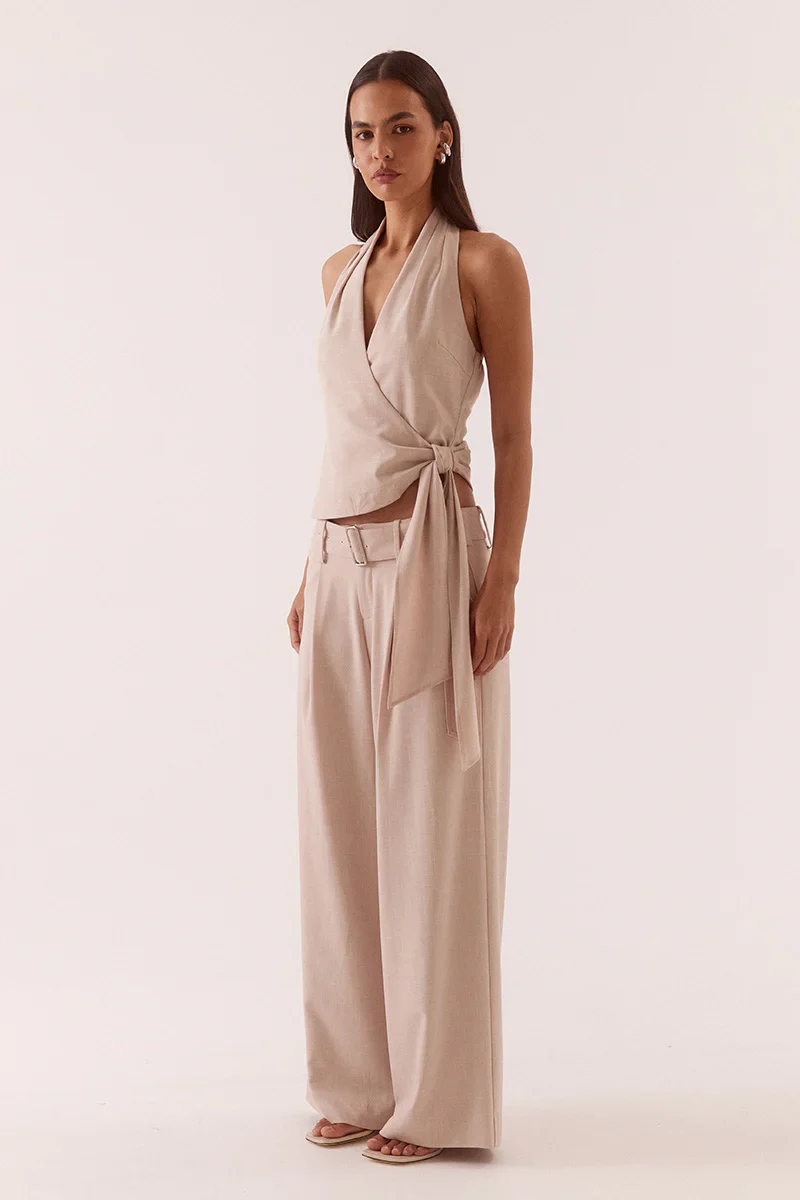 SOVERE STUDIO - DEENA TOP (BEIGE) - Image 4
