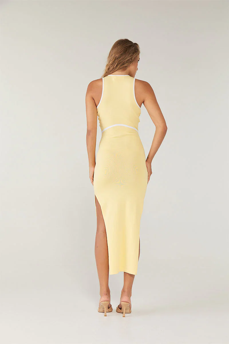 SOVERE / STUDIO - Defy Knit Dress (Daffodil) FINAL SALE - Image 4
