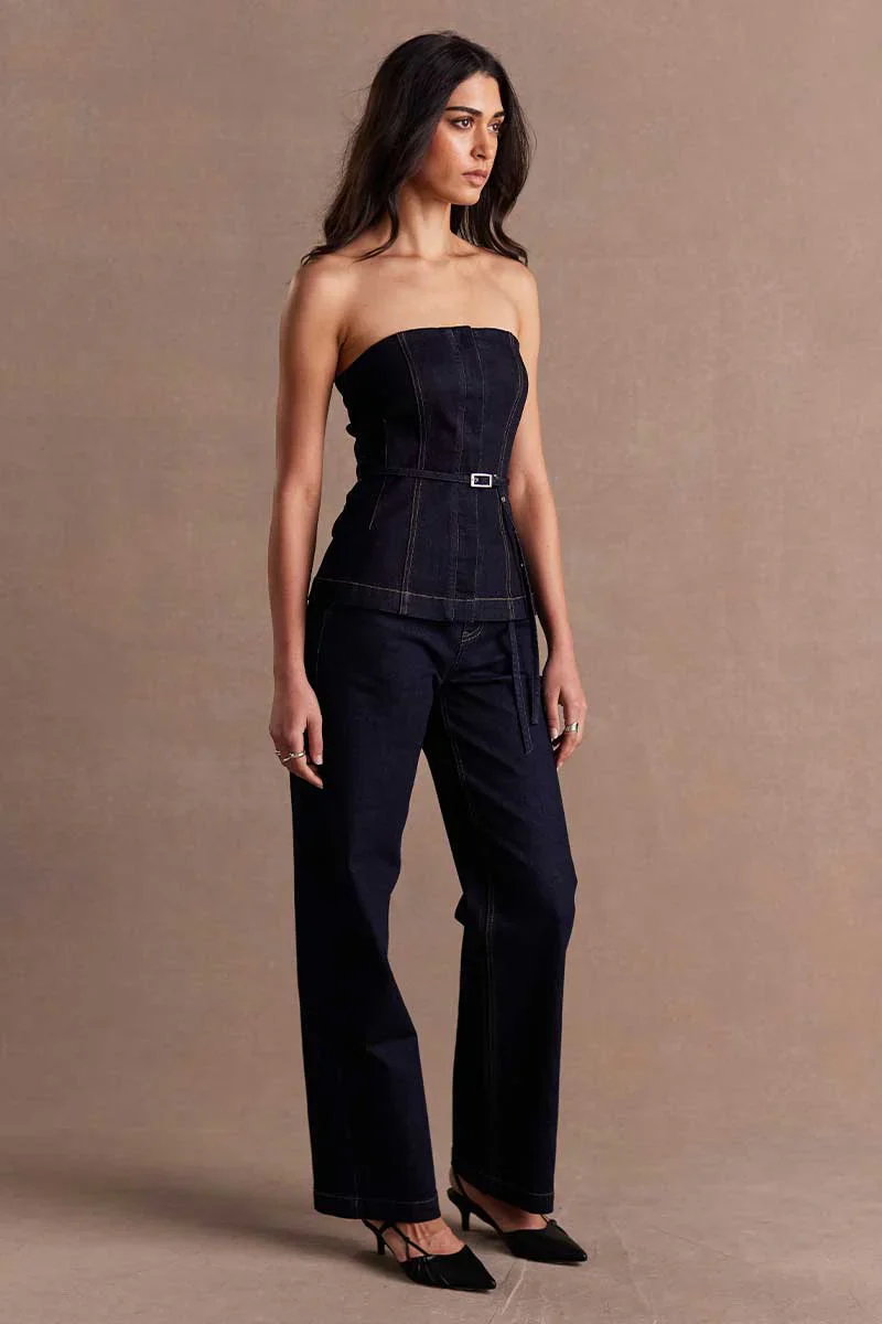 SOVERE STUDIO - DUSK DENIM BODICE (INK) - Image 3