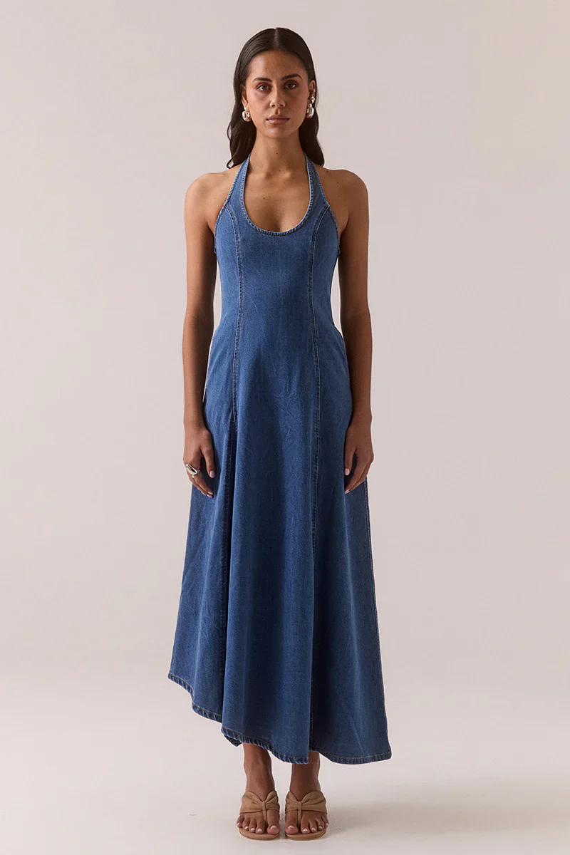 SOVERE STUDIO - ELODIE DRESS (CLASSIC BLUE)  PRE-ORDER