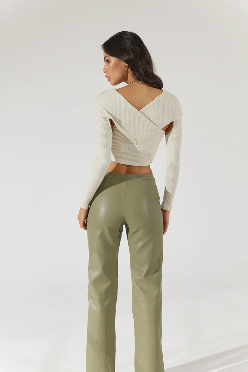 SOVERE / STUDIO - Emote Crop (Almond) FINAL SALE - Image 4