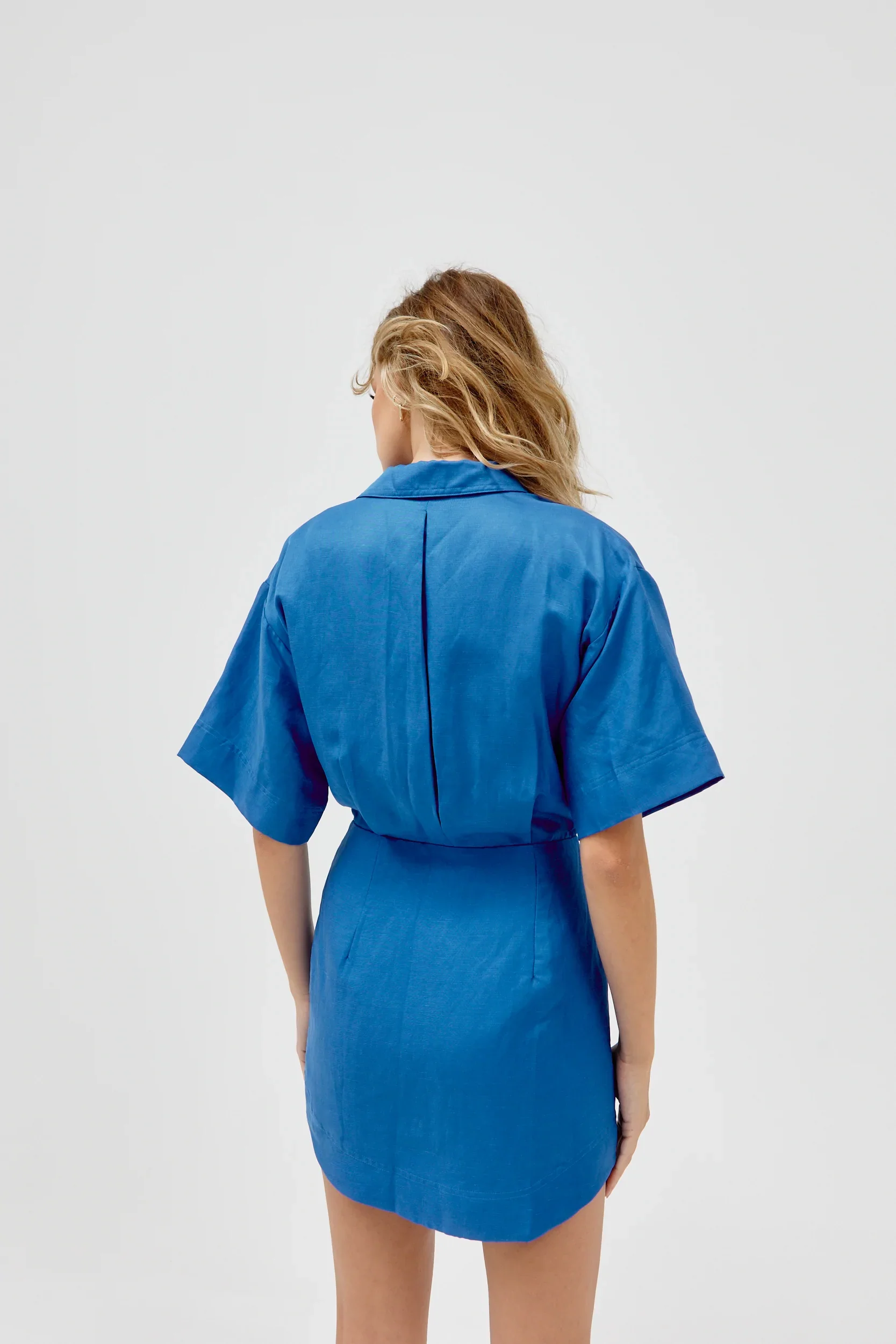 SOVERE / STUDIO - FARAWAY SHIRT DRESS (LAPIS) - Image 6