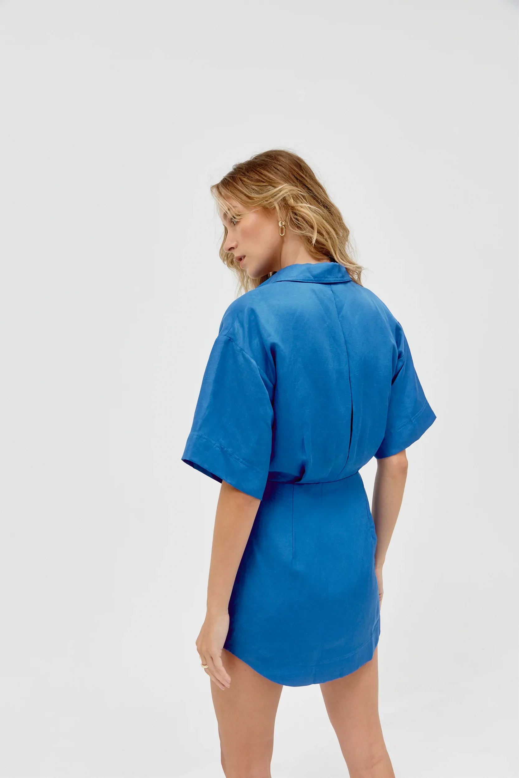 SOVERE / STUDIO - FARAWAY SHIRT DRESS (LAPIS) - Image 7