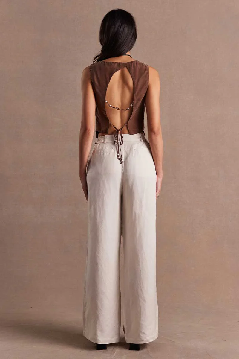 SOVERE / STUDIO - HEIRLOOM TOP (CHOCOLATE) - Image 2