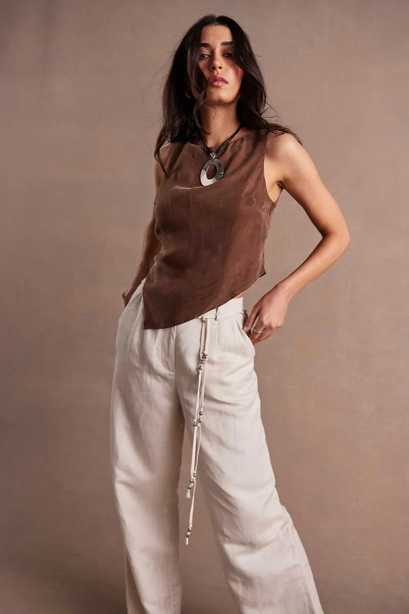 SOVERE / STUDIO - HEIRLOOM TOP (CHOCOLATE) - Image 3