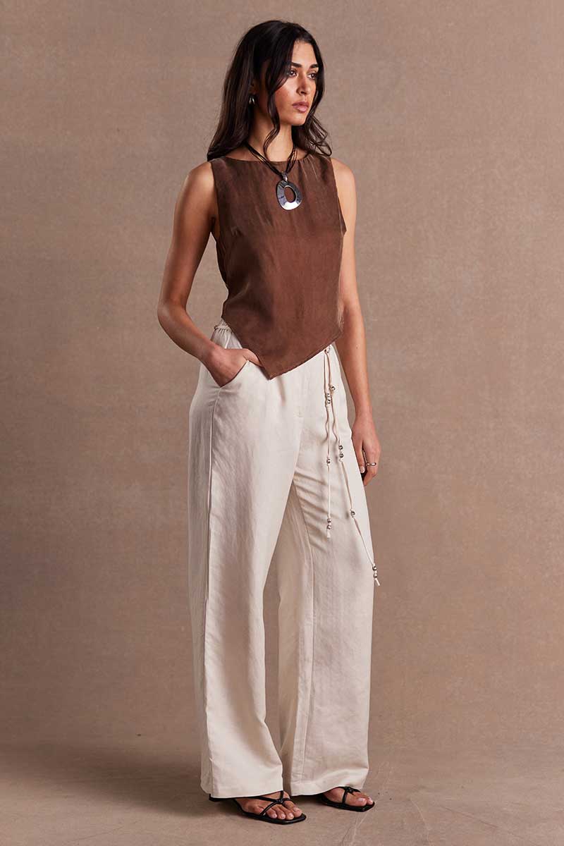 SOVERE / STUDIO - HEIRLOOM TOP (CHOCOLATE) - Image 4