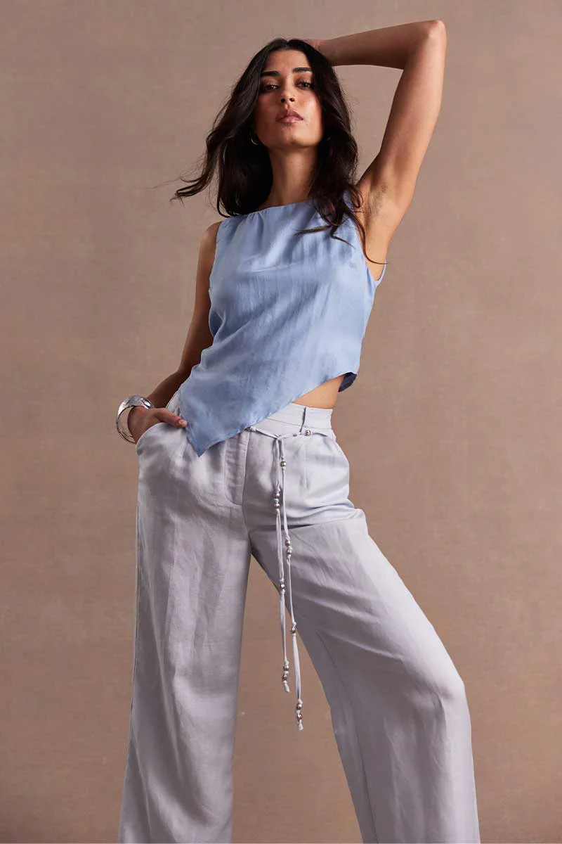SOVERE / STUDIO - HEIRLOOM TOP (GLACIER BLUE) - Image 4