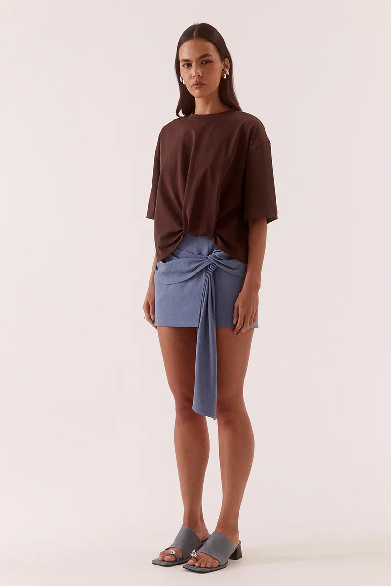 SOVERE STUDIO - IZEL TEE (BITTER CHOCOLATE) - Image 2
