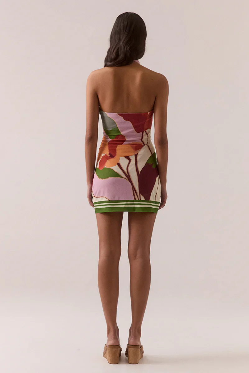 SOVERE STUDIO - KALEA MINI DRESS (BOTANIC) - Image 2