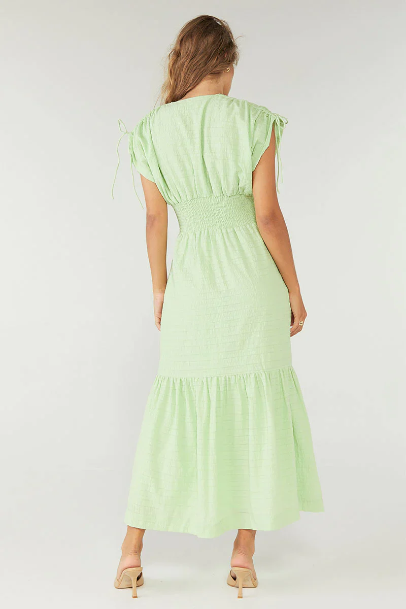 SOVERE / STUDIO - Lucid Midi Dress (Lime) FINAL SALE - Image 2