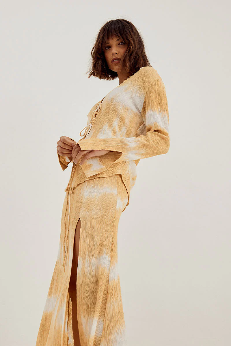 SOVERE / STUDIO - Nova Slip Skirt (Tea) - Image 3