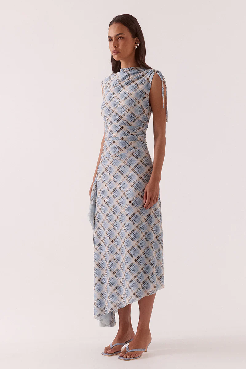 SOVERE STUDIO - NOVALYN PLAID DRESS (CHECK) - Image 2