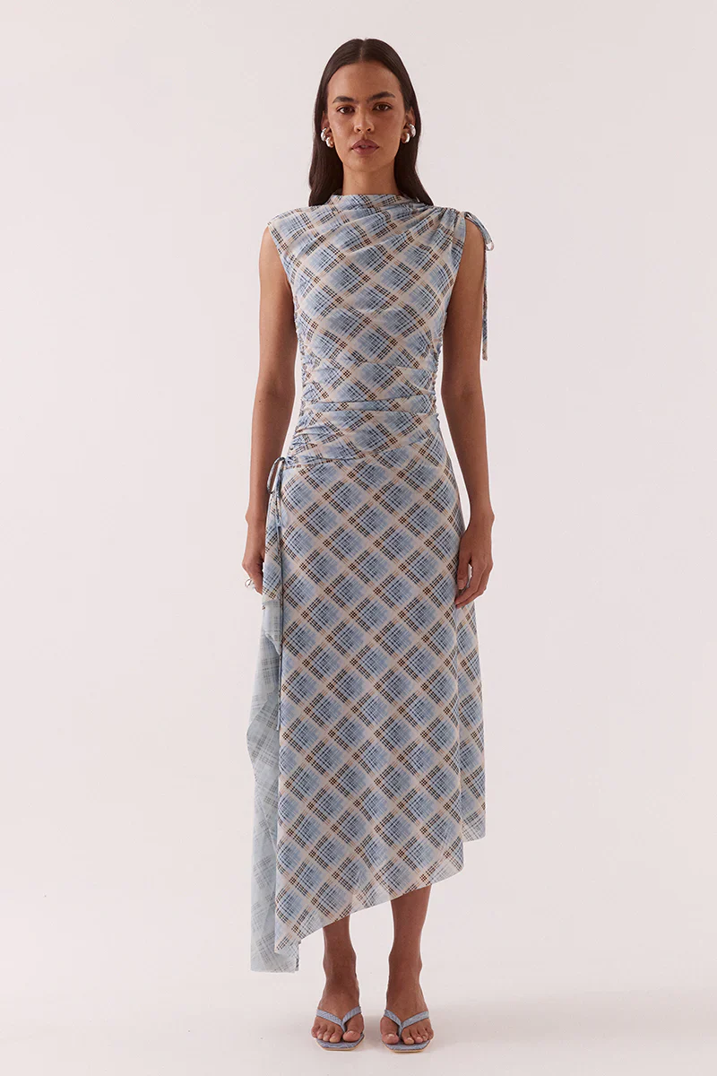SOVERE STUDIO - NOVALYN PLAID DRESS (CHECK) - Image 4