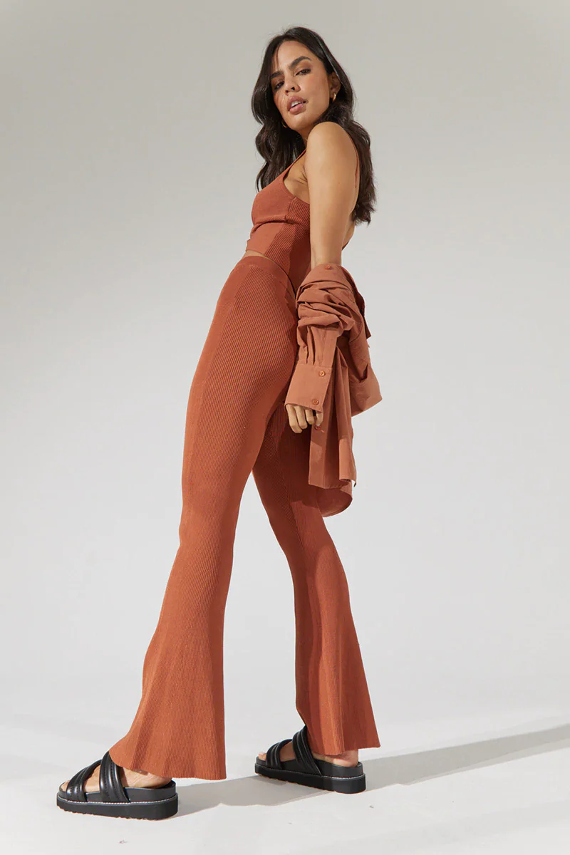 SOVERE / STUDIO - Order Knit Pant (Ember)