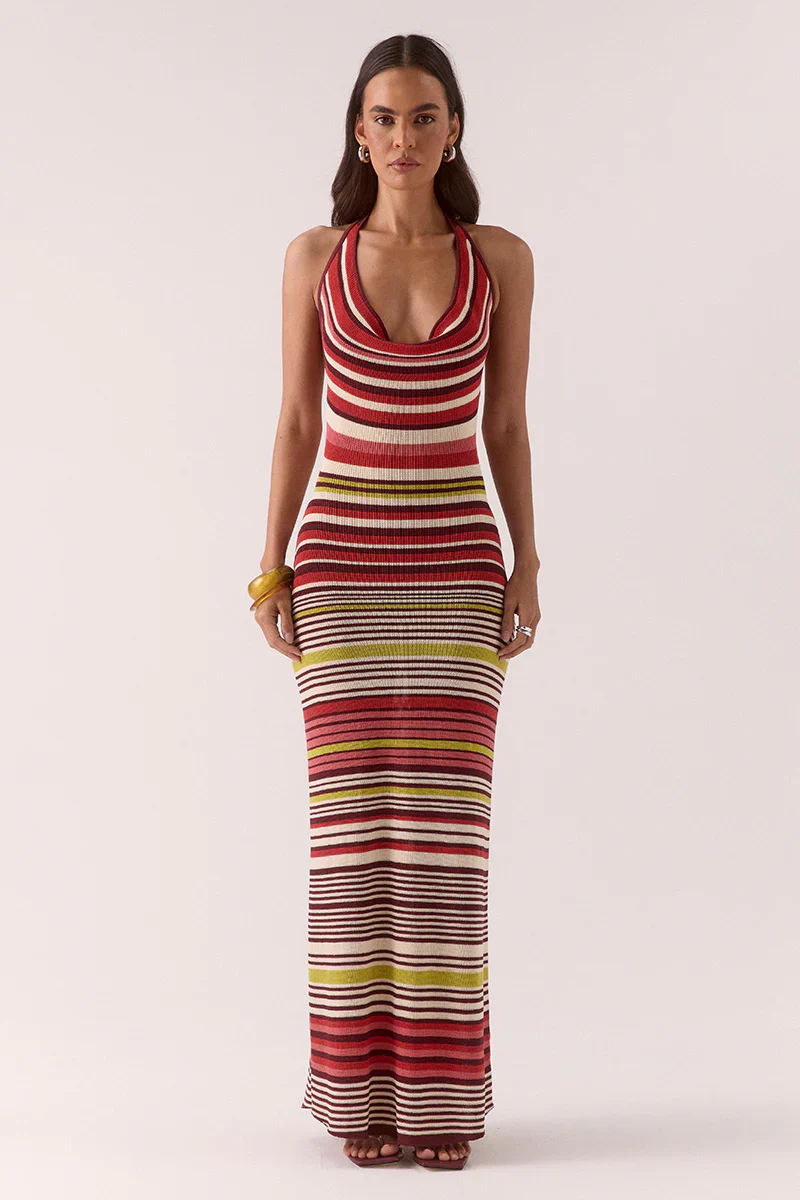 SOVERE STUDIO - PANDORA KNIT DRESS (STRIPE)
