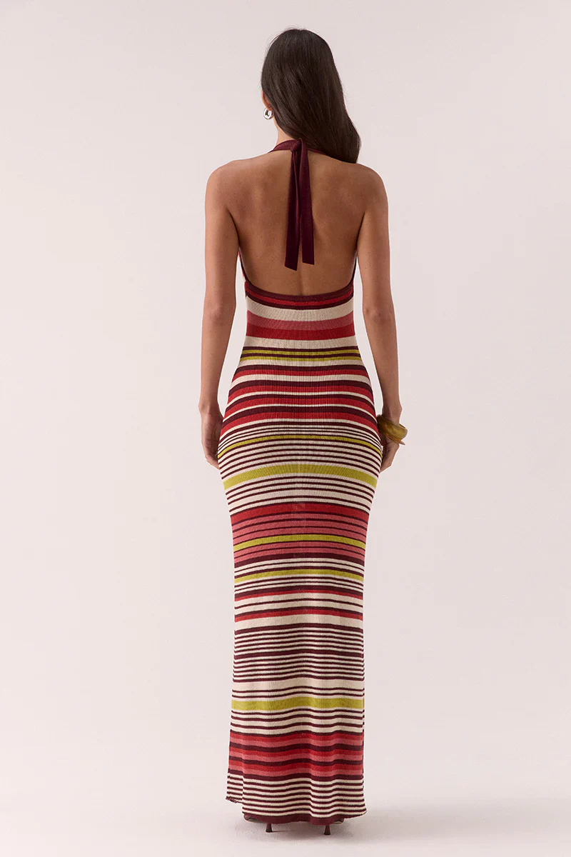 SOVERE STUDIO - PANDORA KNIT DRESS (STRIPE) - Image 2