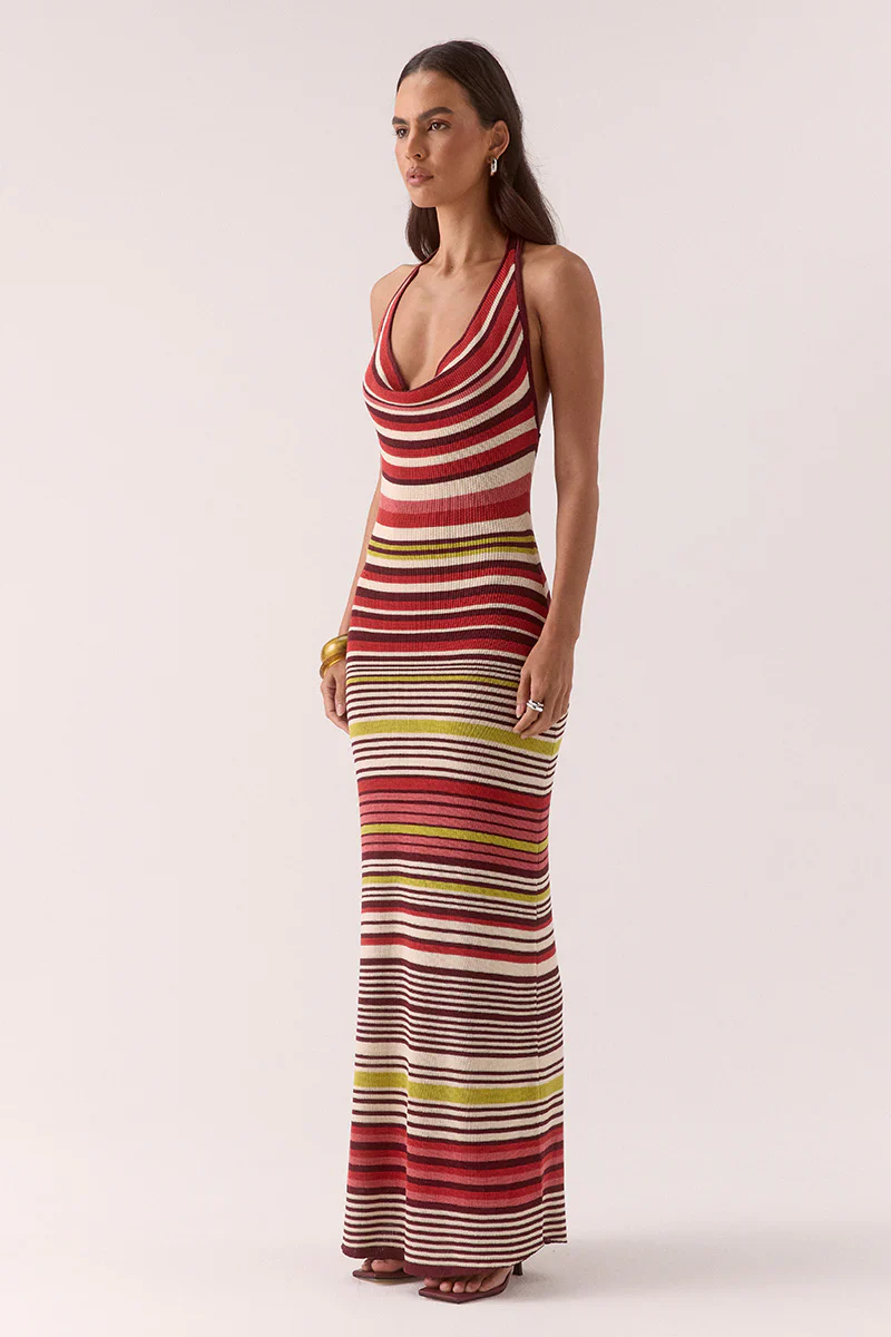 SOVERE STUDIO - PANDORA KNIT DRESS (STRIPE) - Image 3