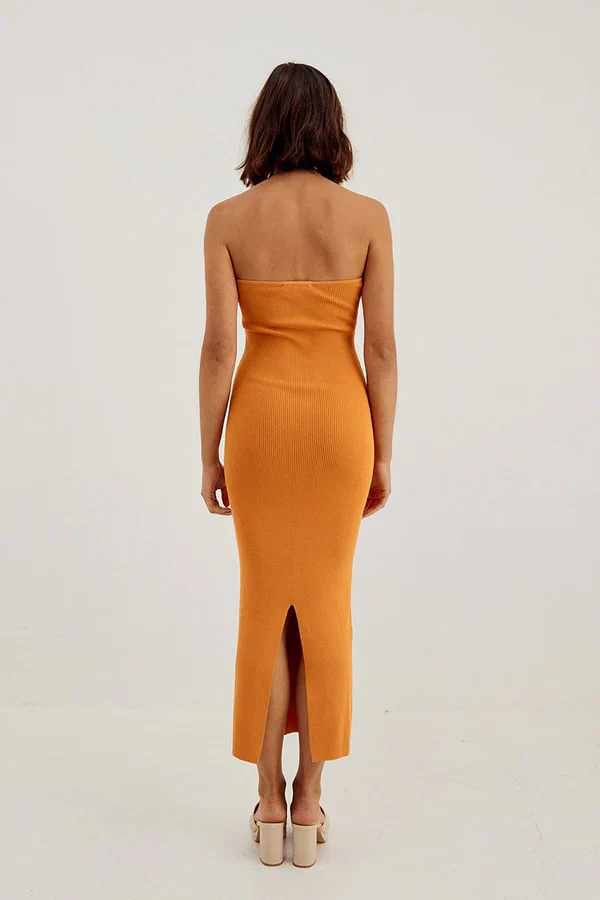 SOVERE / STUDIO - Pixie Knit Midi Dress (Honeycomb) - Image 2
