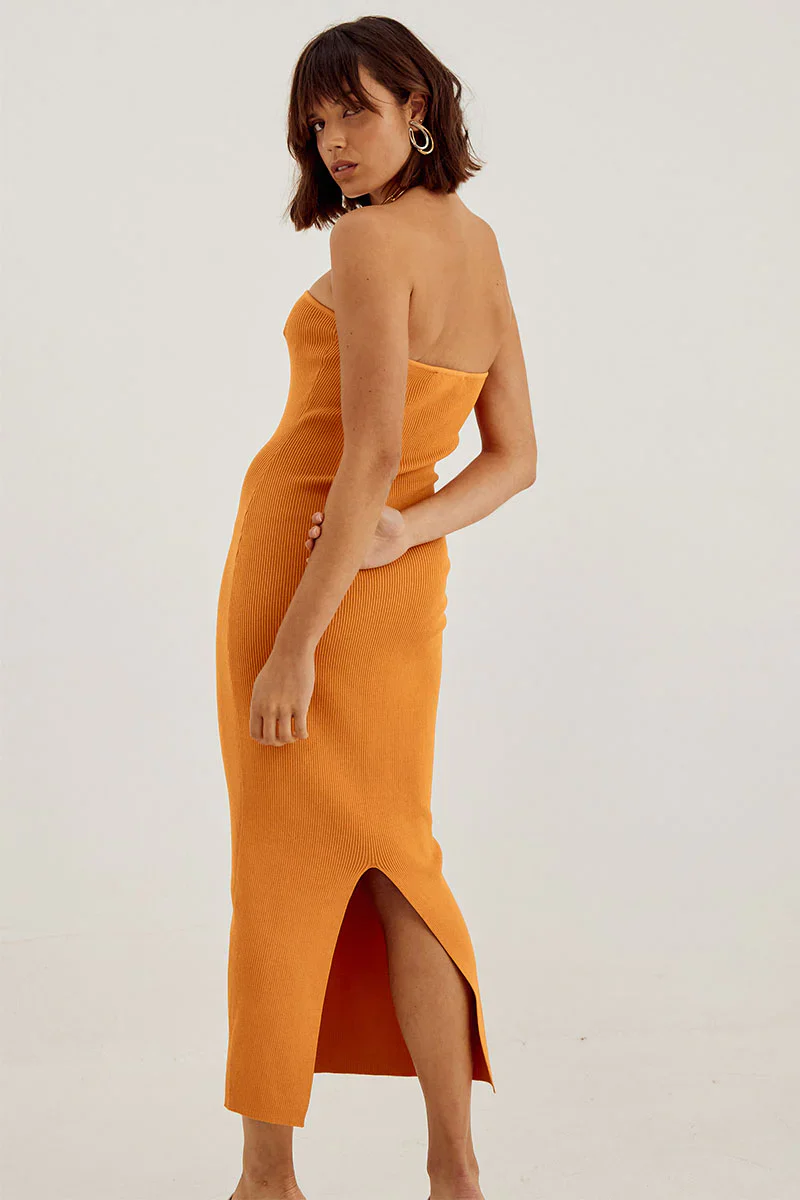 SOVERE / STUDIO - Pixie Knit Midi Dress (Honeycomb) - Image 3