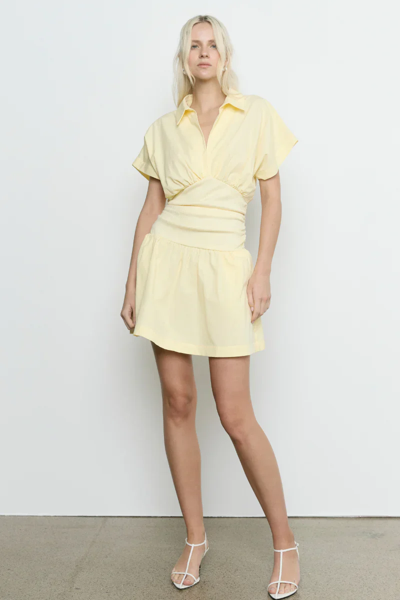 SOVERE / STUDIO - PROPHECY MINI DRESS (SOFT YELLOW)