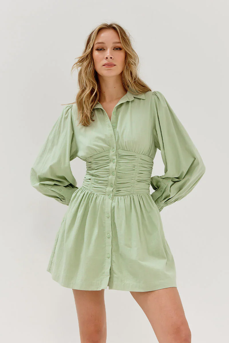 SOVERE / STUDIO - Refresh Shirt Dress (Melon)