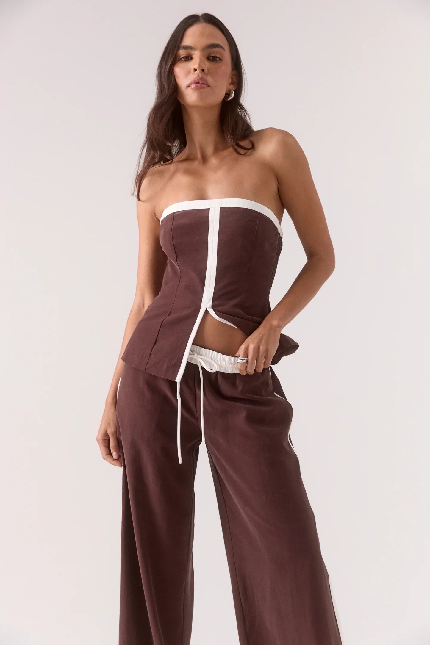 SOVERE STUDIO - SORA BODICE (GANACHE)