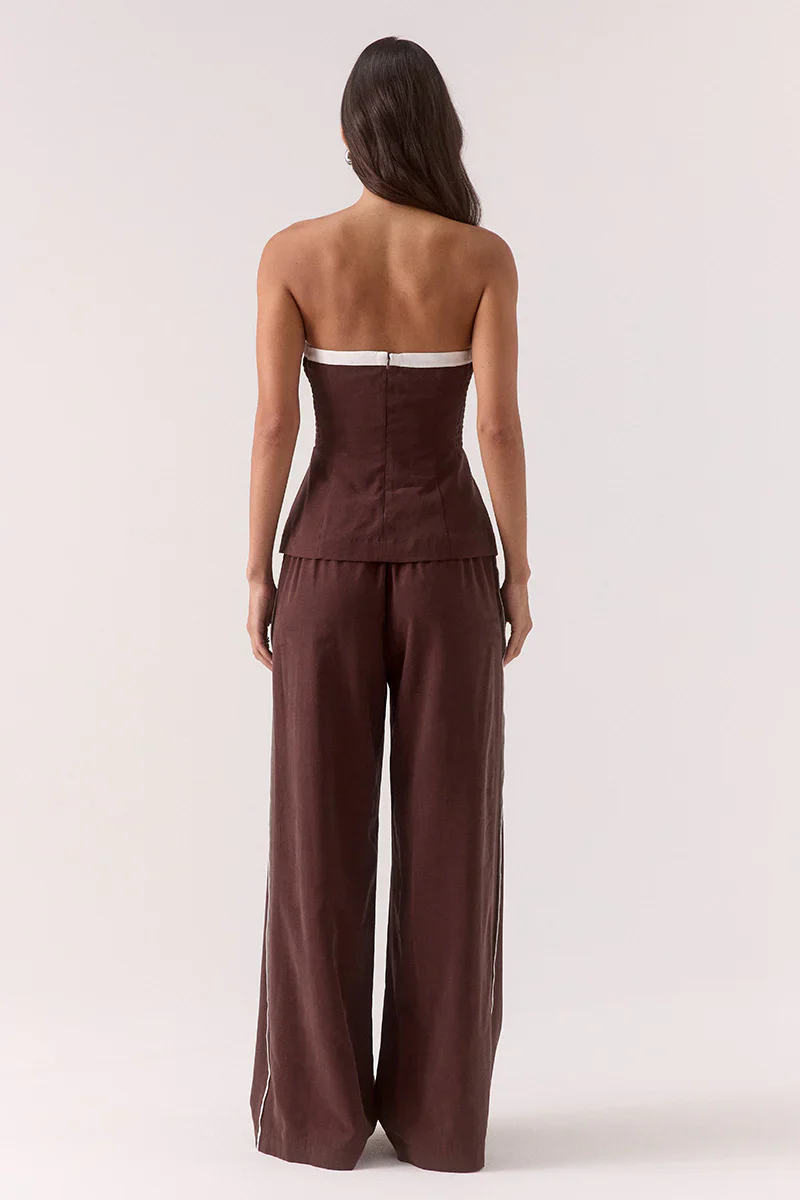 SOVERE STUDIO - SORA BODICE (GANACHE) - Image 2
