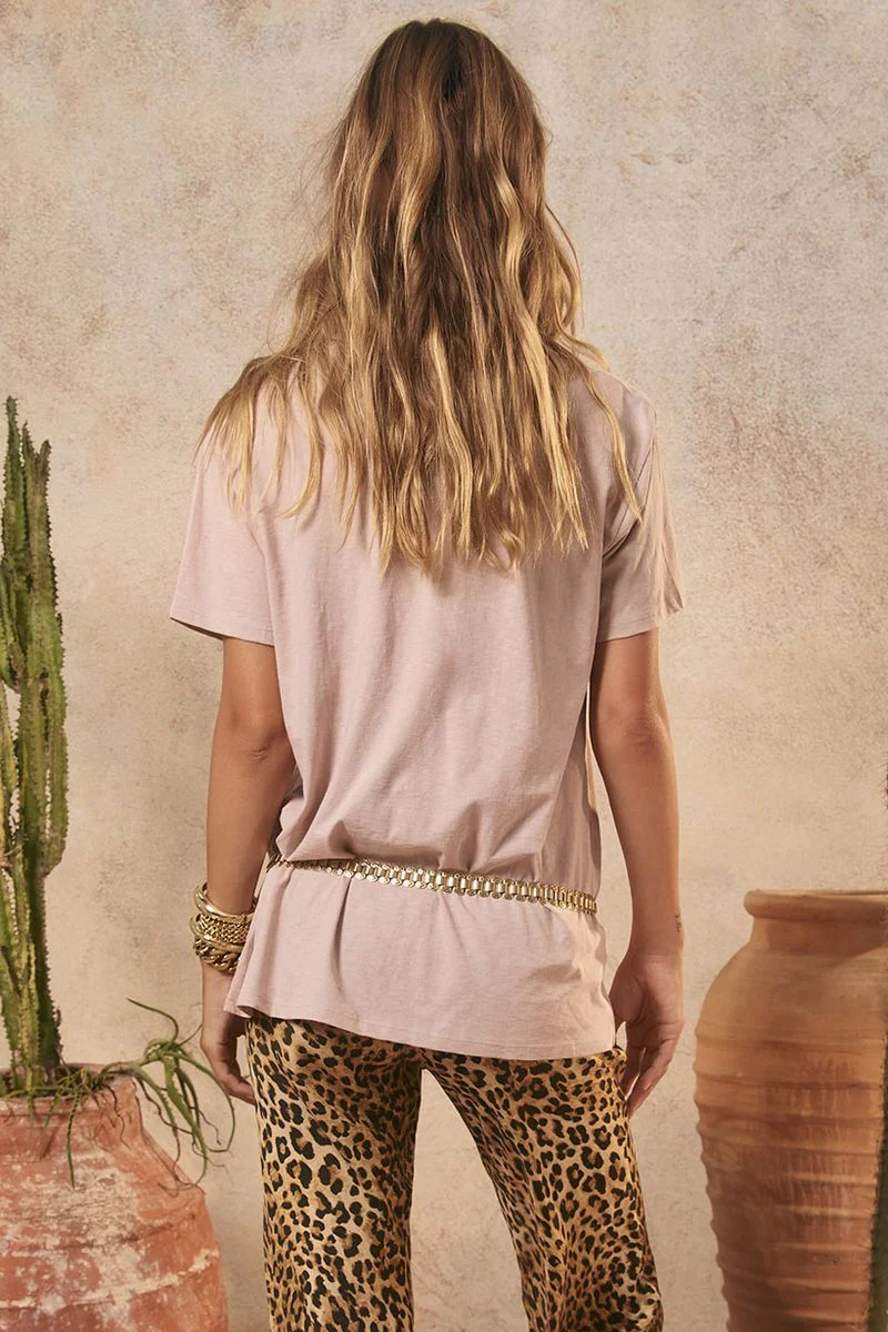 SPELL - COCO CANTINA BIKER TEE (TAUPE) - Image 5