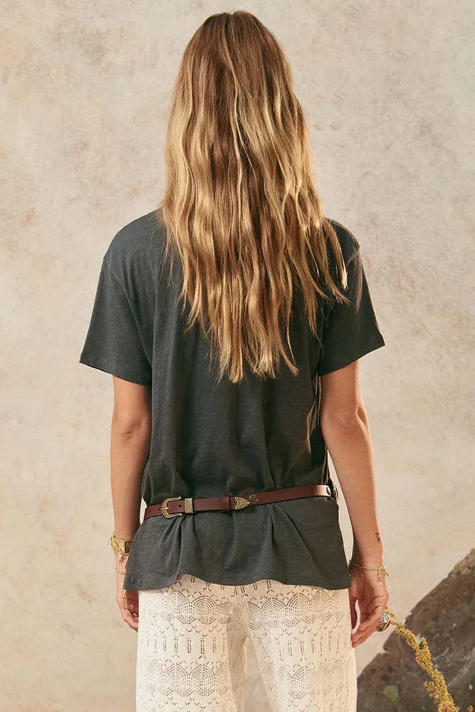 SPELL - ELYSIAN BIKER TEE (CHARCOAL) - Image 4