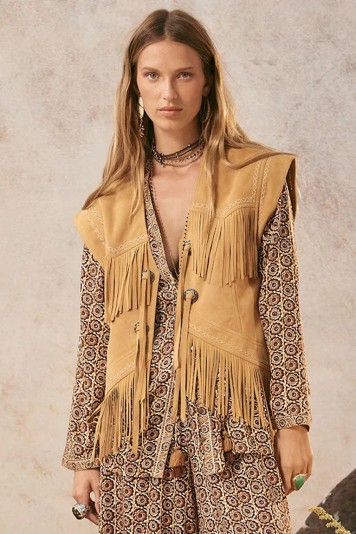 SPELL - FEARLESS HEART SUEDE FRINGE VEST - Image 3