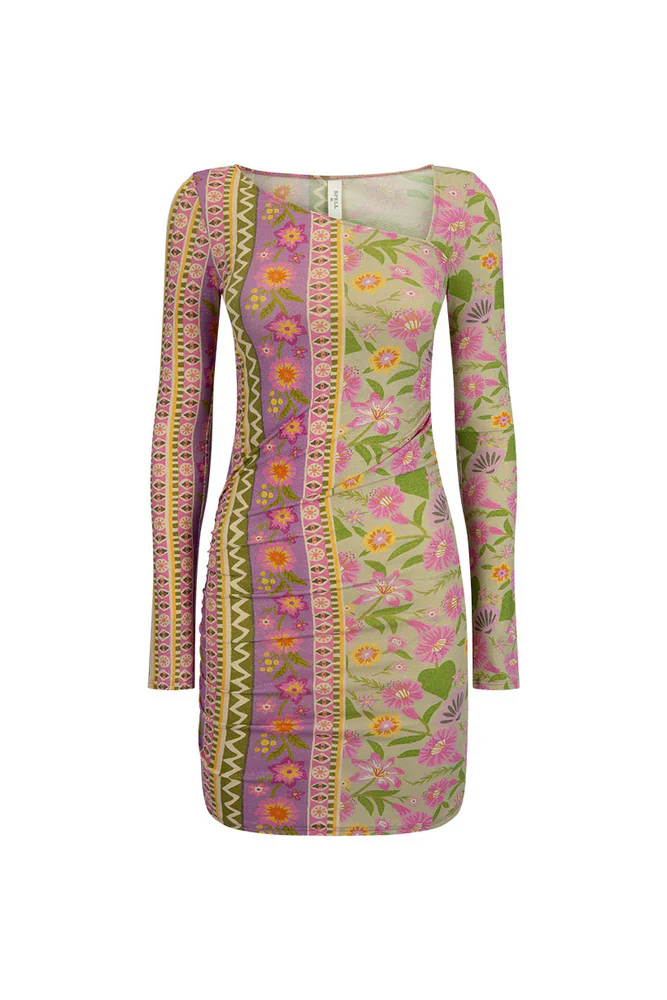 SPELL - GOLDIE SHIMMER MINI DRESS - Image 7